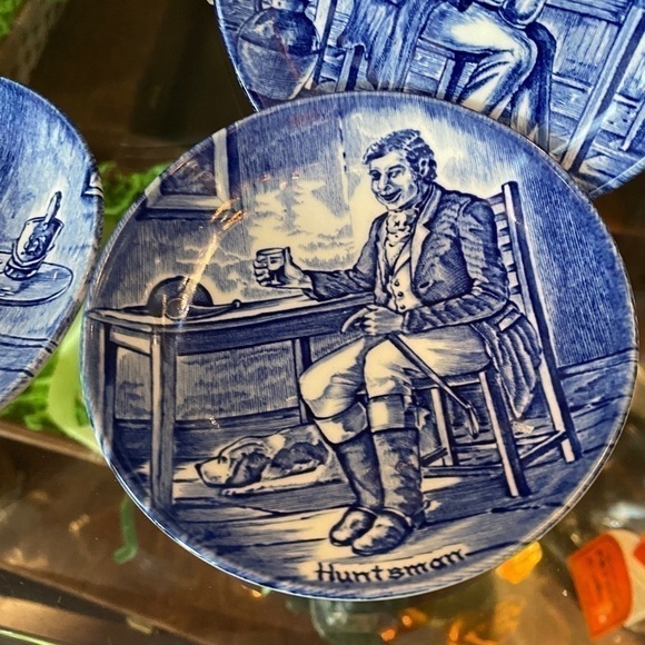 5 set Vintage Enoch Wedgwood 4" Coasters - Picture 6 of 8